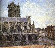 Camille Pissarro Church under the sun china oil painting reproduction